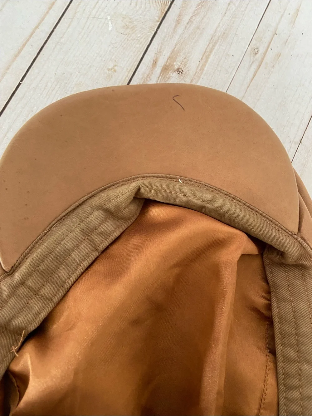 Wilsons Leather Men's Tan Brown Leather Driving Cap